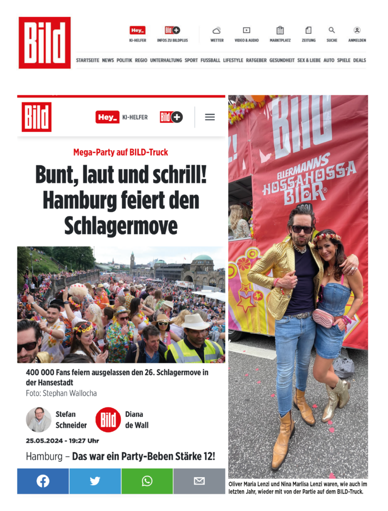 BILD SCHLAGERMOVE - Oliver und Nina Marlisa Lenzi